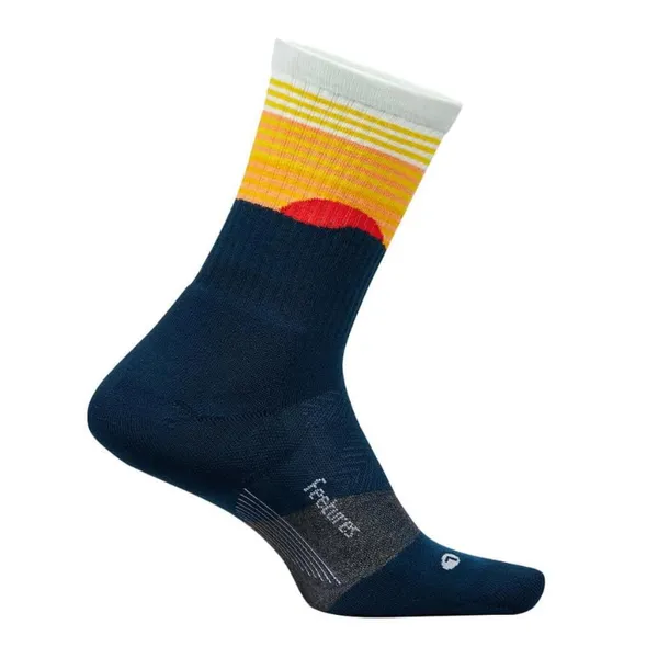 Feetures ELITE MC TRAIL MINI CREW TABLE ROCK NAVY