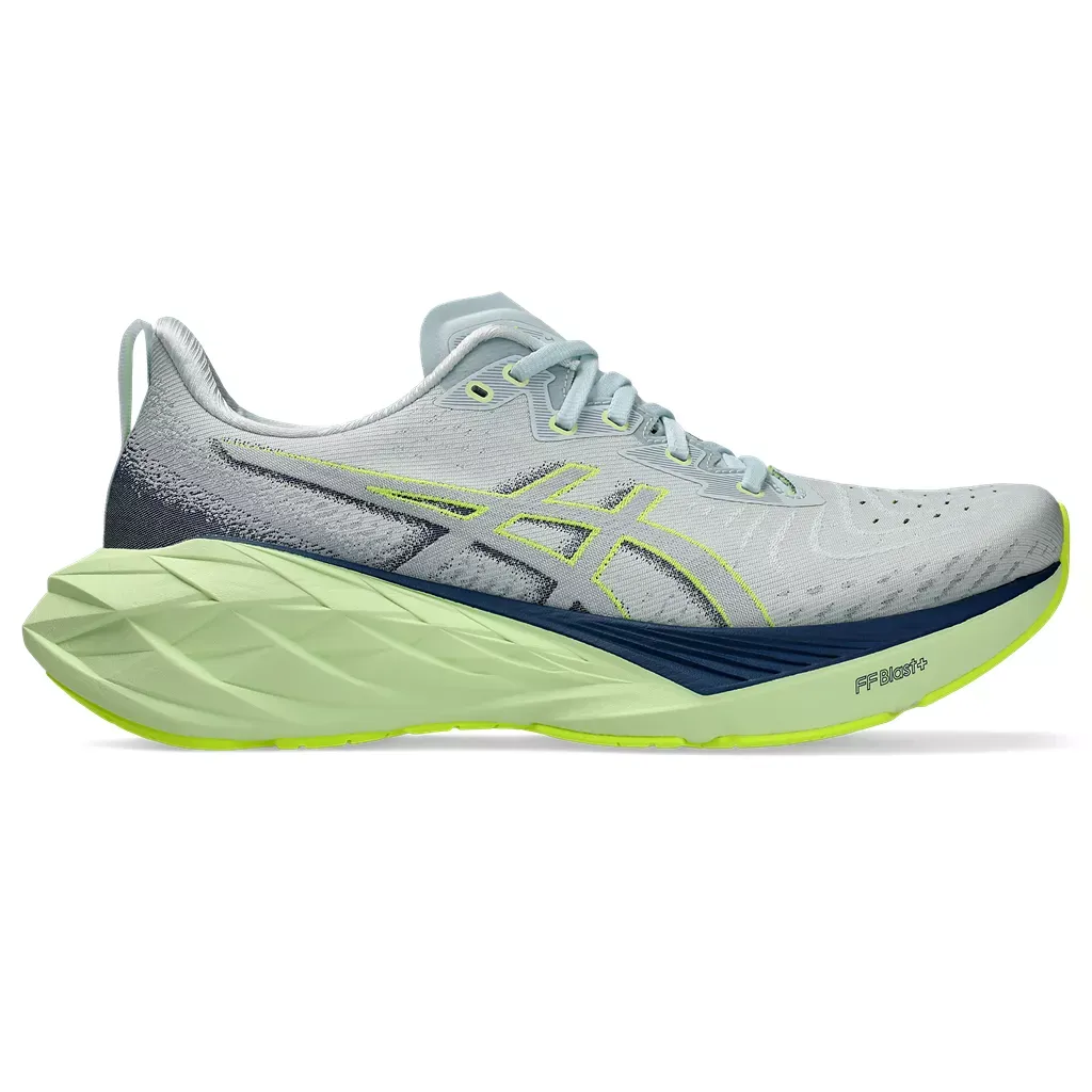 Asics Men's Novablast 4 Med Cool Grey/Blue Expanse