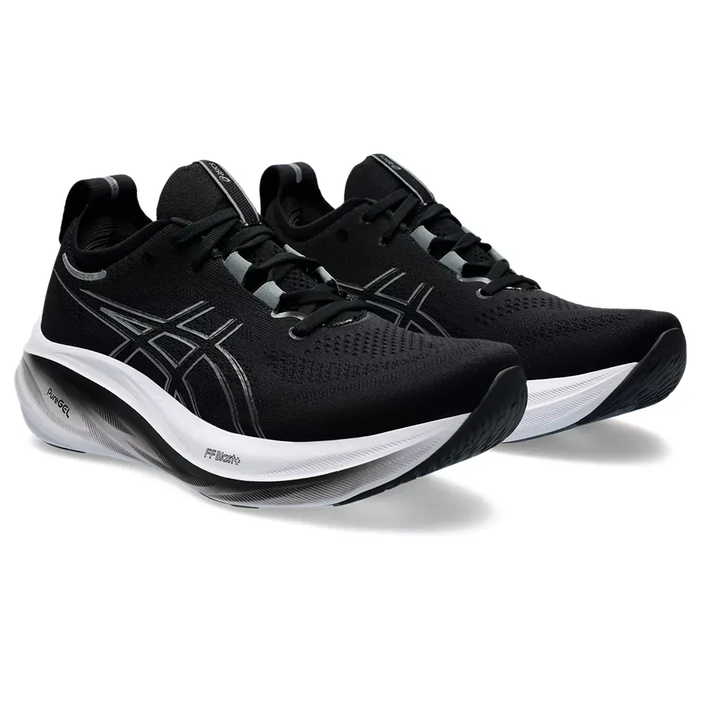 26.5センチ　ASICS RISE Asics Men's Gel-Nimbus 26 Wide (2E) Black/Graphite Grey