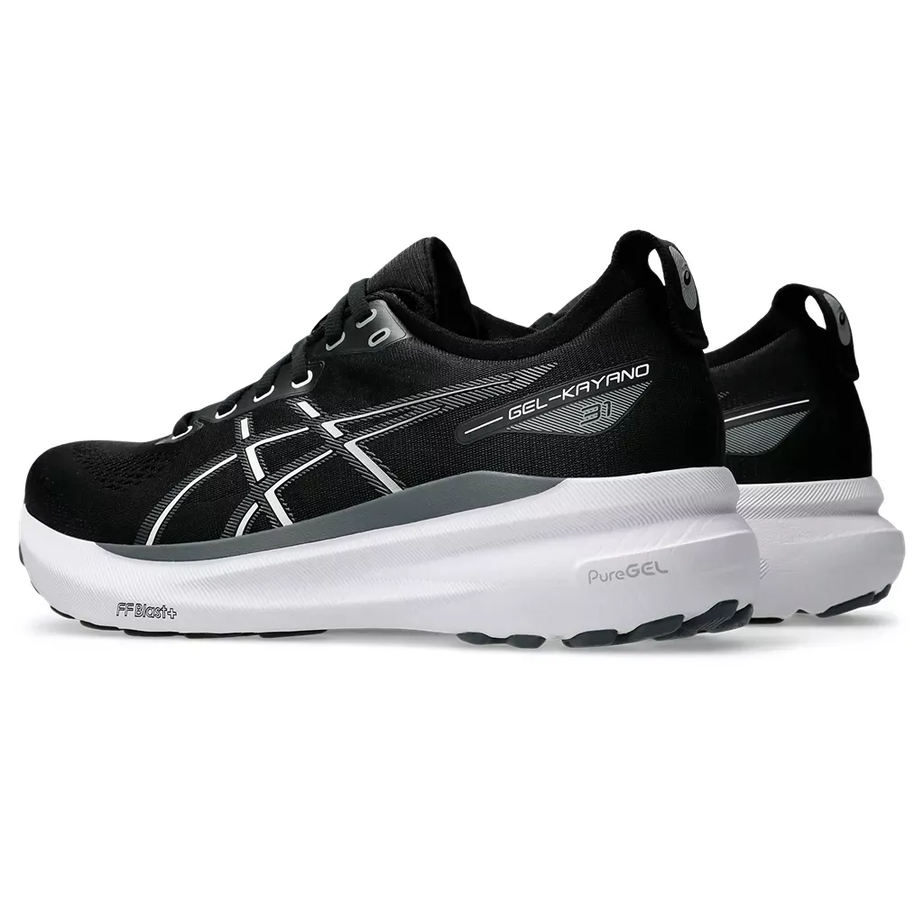 Asics Men's Gel-Kayano 31 BLACK/WHITE