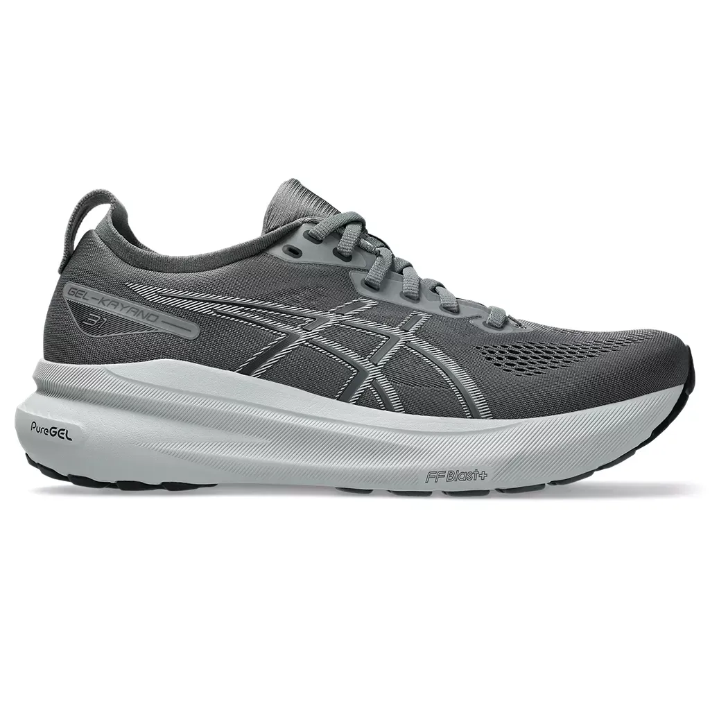 ASICS GEL-KAYANO 31 Size 10.5 Men\'s Running Shoes Grey 1011B867 Low‎ Top Sneaker Asics Mens Gel Kayano 31- Piedmont Grey/Firery Red (1011B867  main image 2