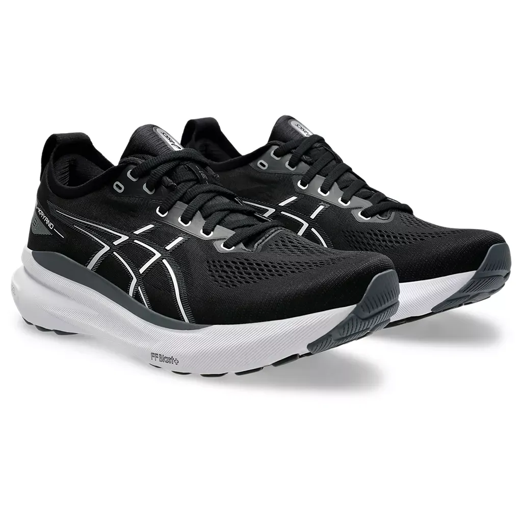 Asics Men's Gel-Kayano 31 Extra Wide (4E) BLACK/WHITE