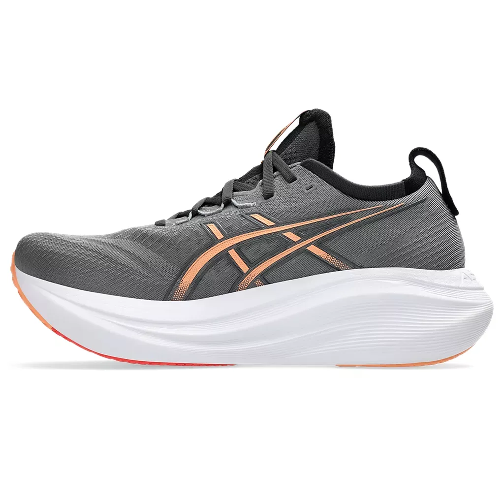 Asics Men's Nimbus 27 Wide Carbon/Mojave