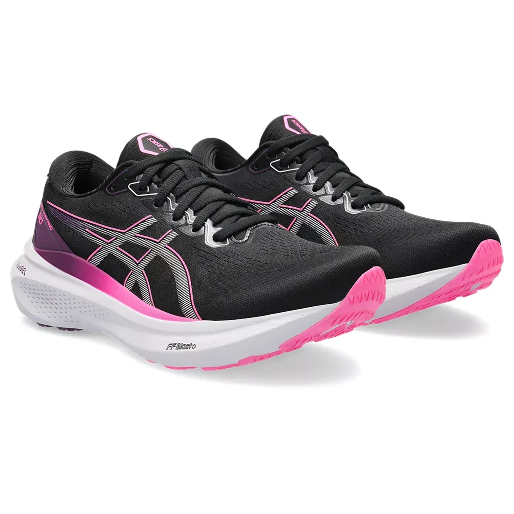 ASICS Women's GEL-KAYANO 30 Wide BLACK/LILAC HINT