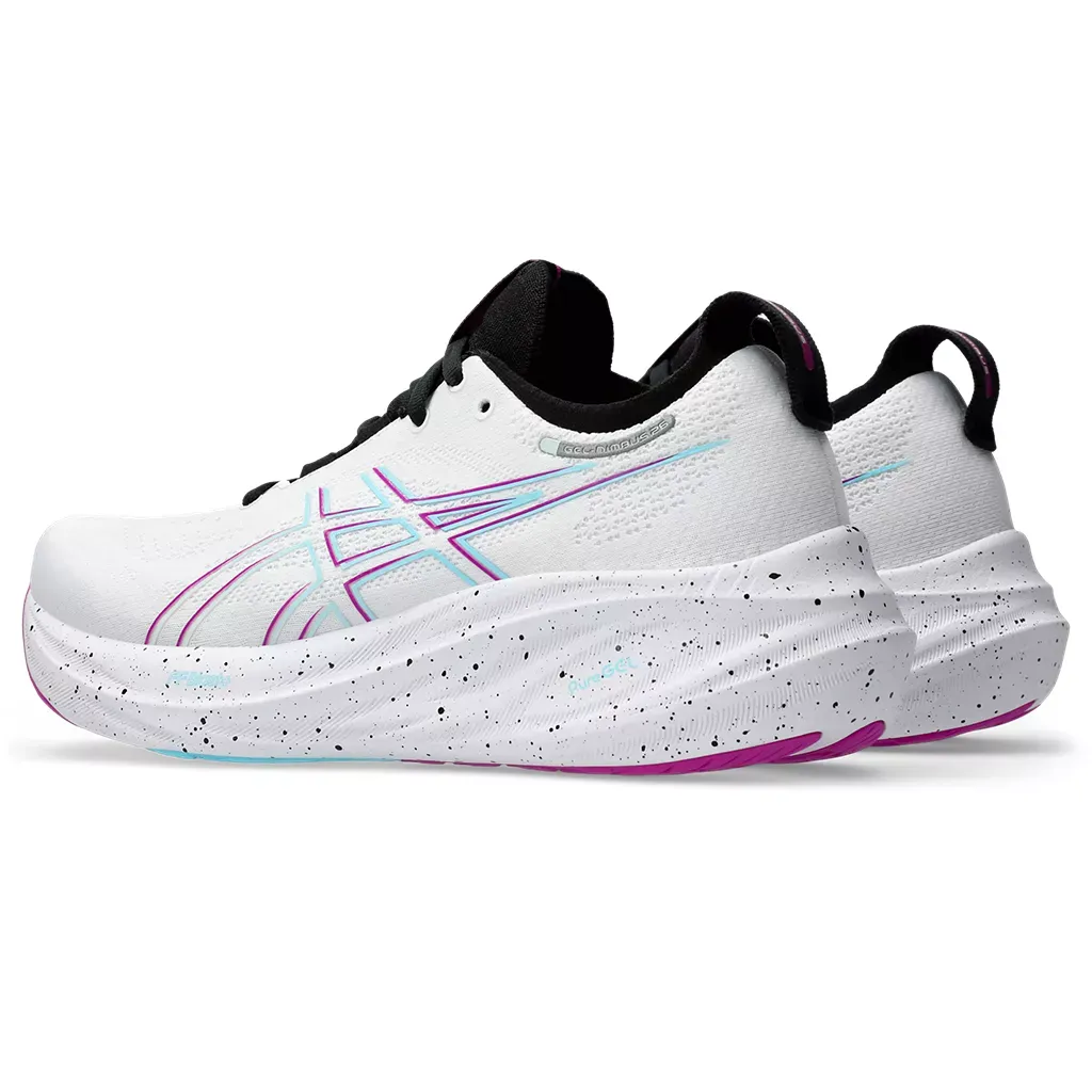 ASICS Women's GEL-NIMBUS 26 White/Soothing Sea