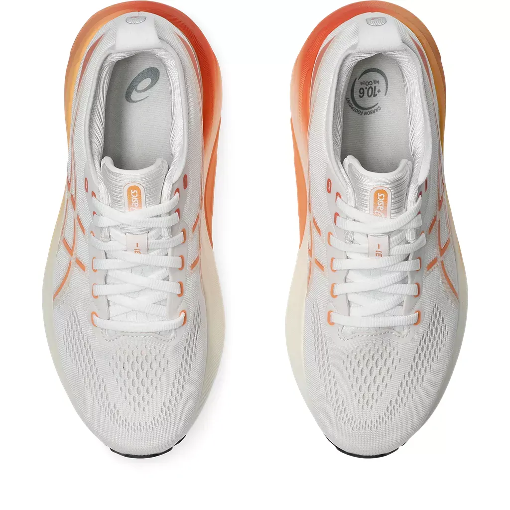 Asics Women's Gel-Kayano 31 WHITE/FADED ORANGE