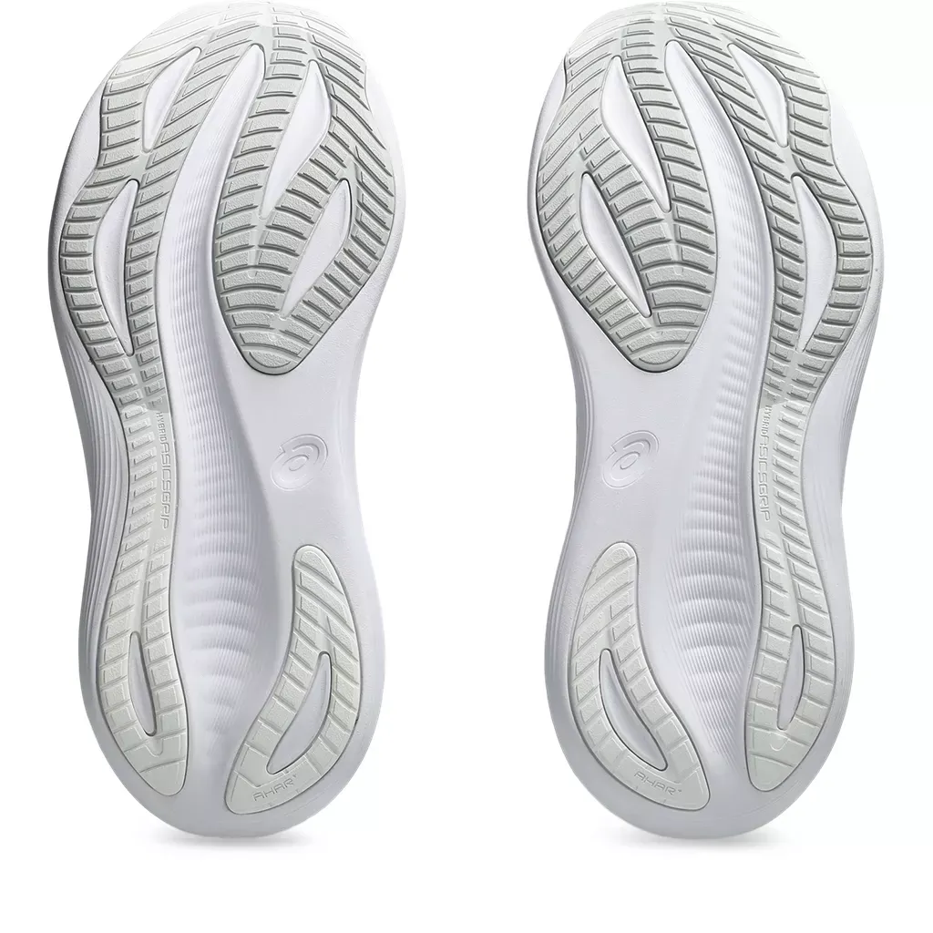 ASICS WOMEN'S GEL-NIMBUS 27 WHITE/GLACIER GREY