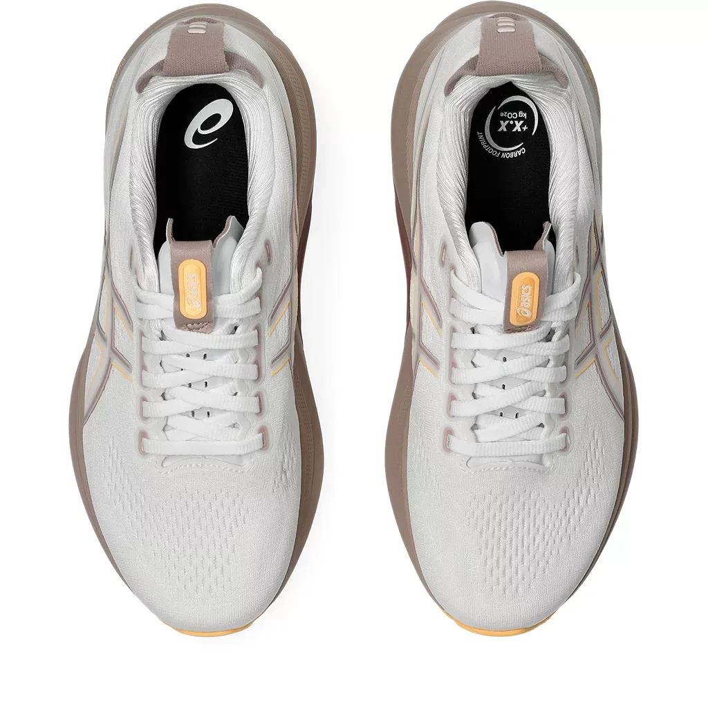 ASICS W. KAYANO 32 WIDE WHITE/ORANGE GLOW