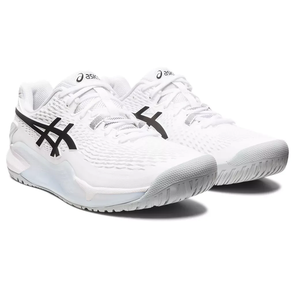 Asics Men's GEL-RESOLUTION 9 WHITE/BLACK