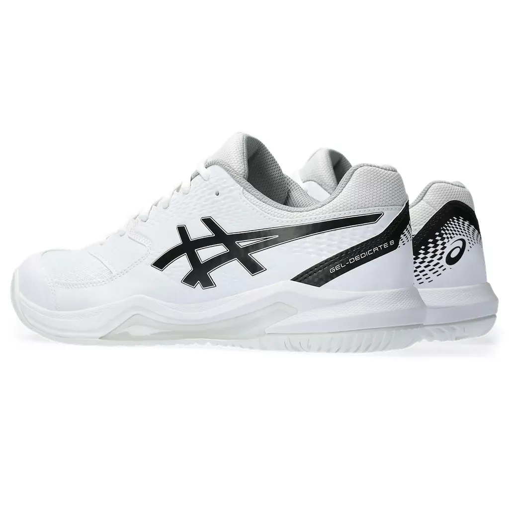 Asics Men's GEL-DEDICATE 8 WHITE/BLACK