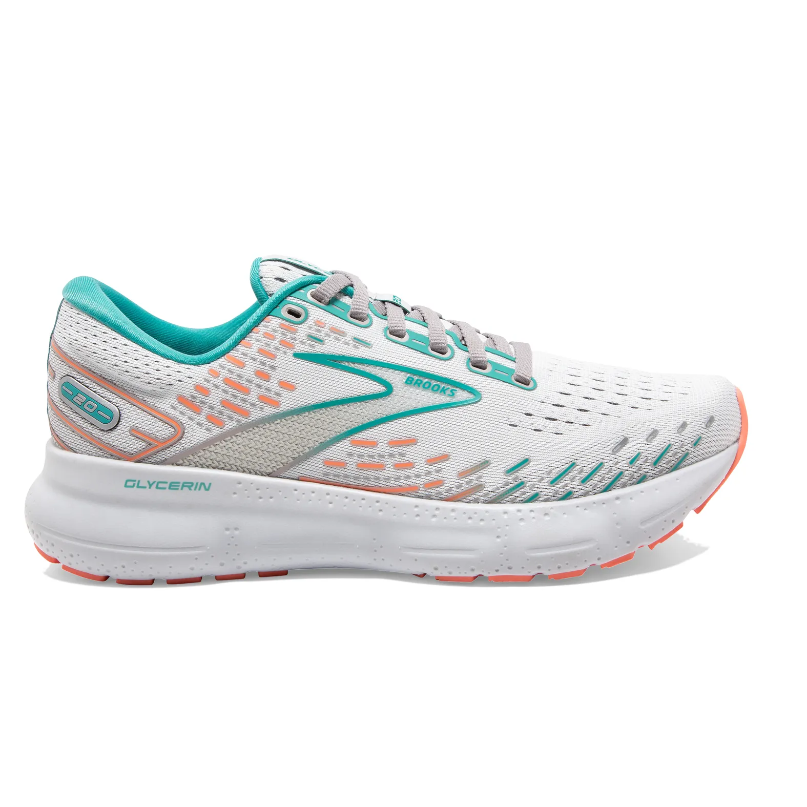 Brooks Glycerin 20 Shoes Women\'s 8.5 B Grey Running Athletic Support Sneakers Brooks Women main image 4