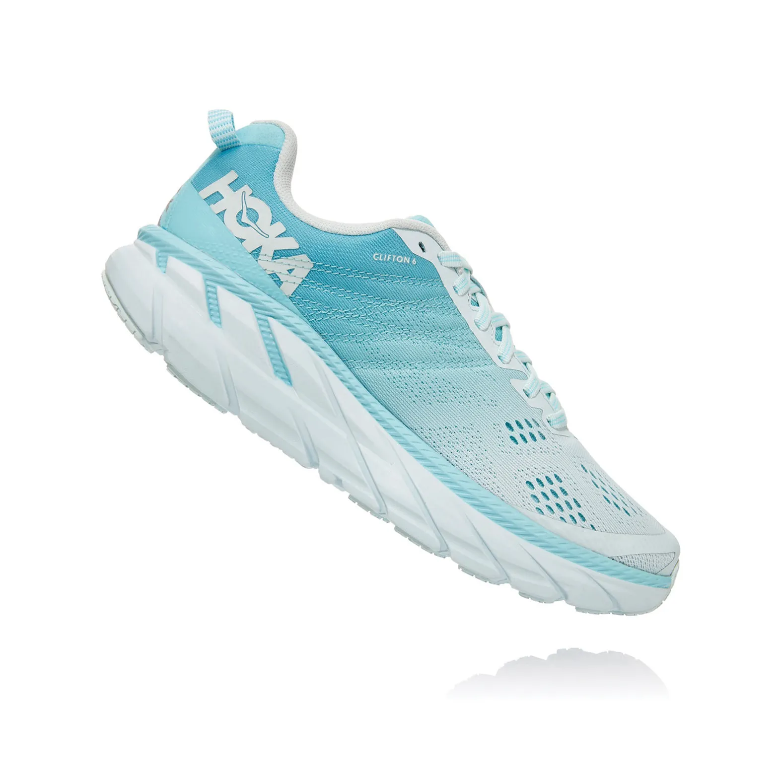 Hoka Women's Clifton 6 ANTIGUA SAND / WAN BLUE