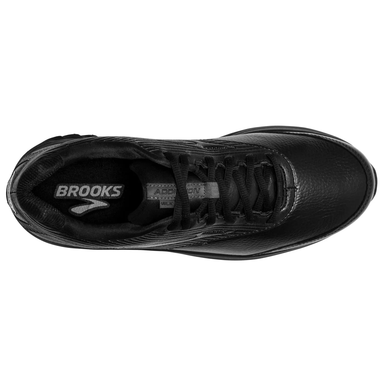Brooks Shoes Mens Size 11.5 2E Addiction Walker 2 Walking Sneaker Black Leather Men main image 3