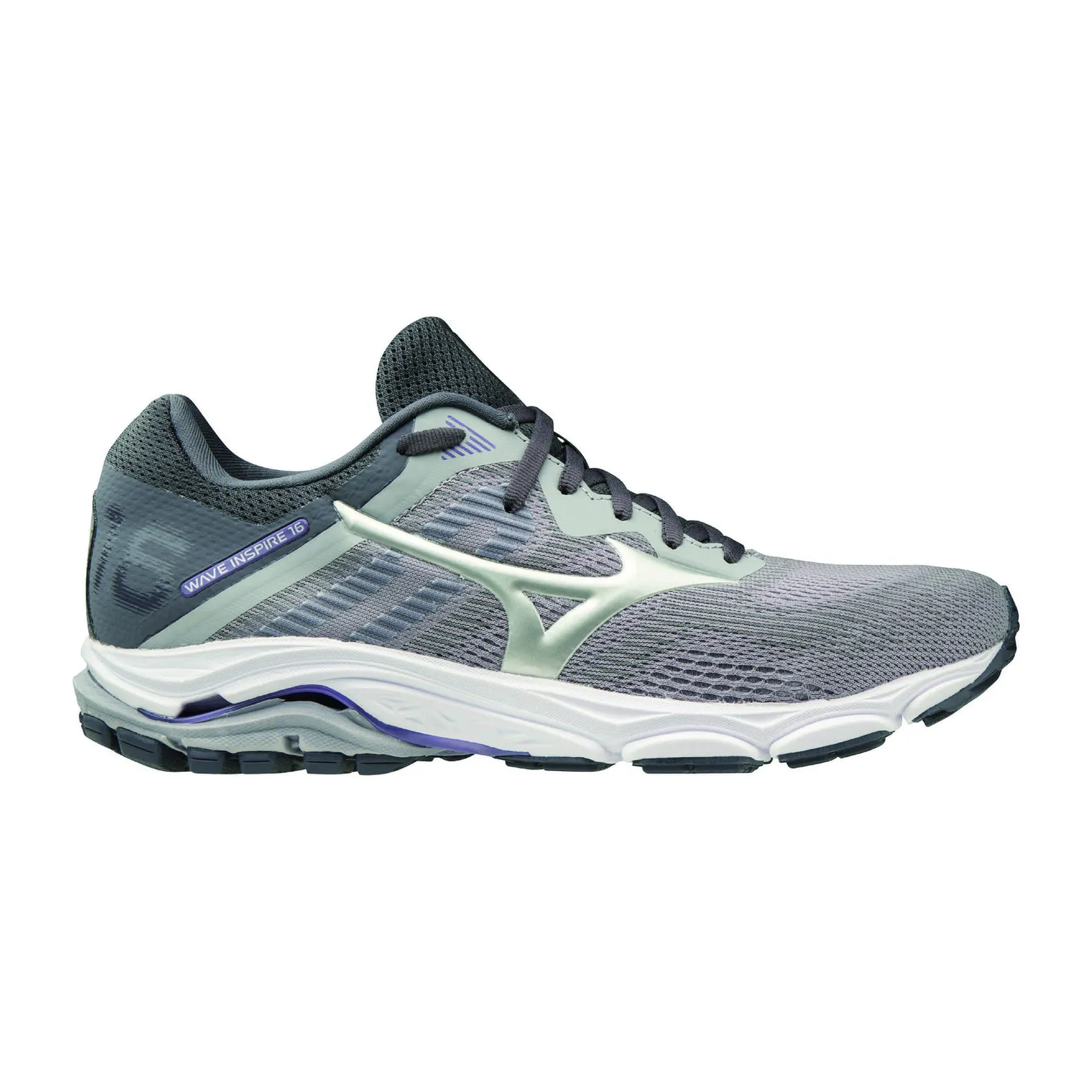 Mizuno Women's Wave Inspire 16 WIDE Vapor Blue/Silver