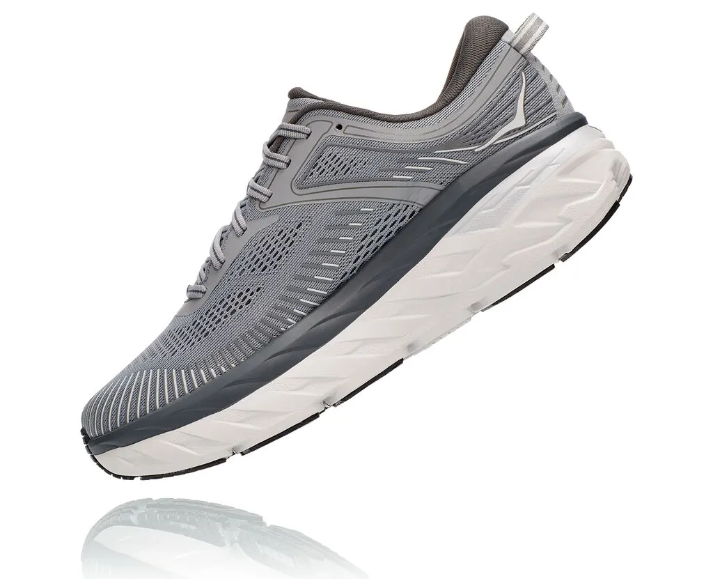 Hoka One One Bondi 7 - Mens Wild Dove/Dark Shadow display picture 1