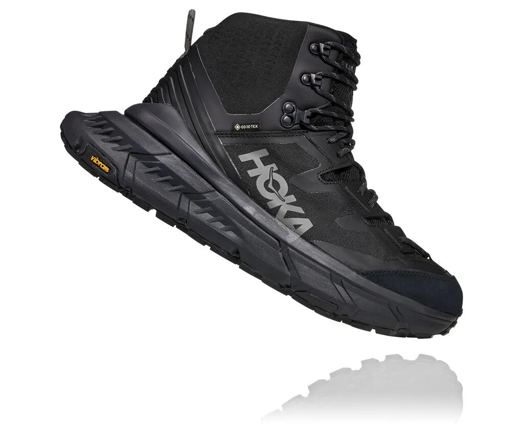 HOKA MEN'S TENNINE HIKE GTX BLACK / DARK GULL GRAY