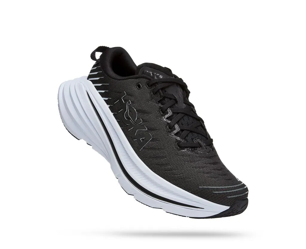 HOKA Men's Bondi X BLACK / WHITE