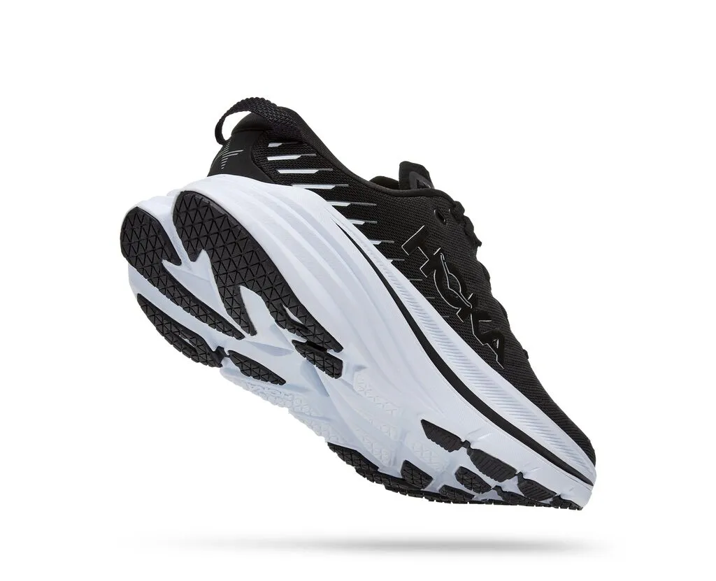 HOKA Men's Bondi X BLACK / WHITE