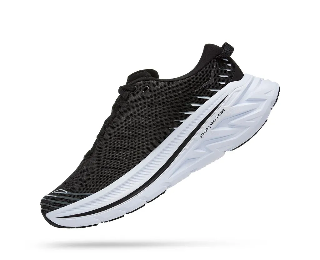Mens HOKA Bondi X - Black/White - Goodmiles Running Company