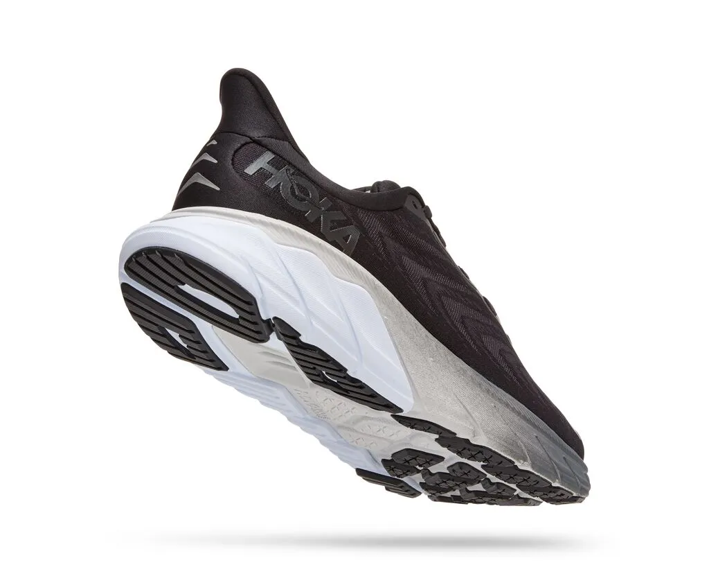 HOKA Men's Arahi 6 BLACK/WHITE