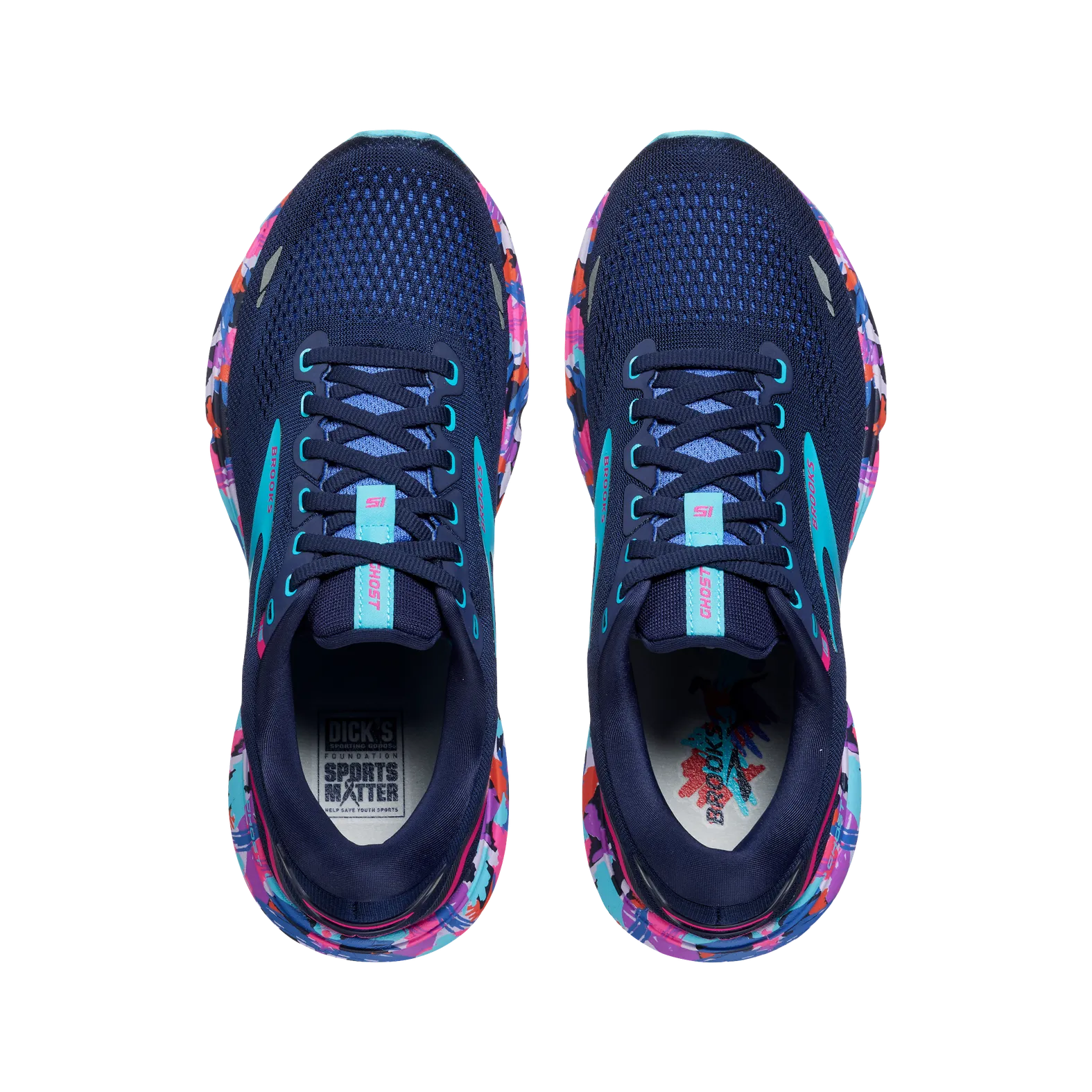 Brooks Women's Ghost 15 *N/A 7/5/23 Eclipse/Baja Blue/Pink