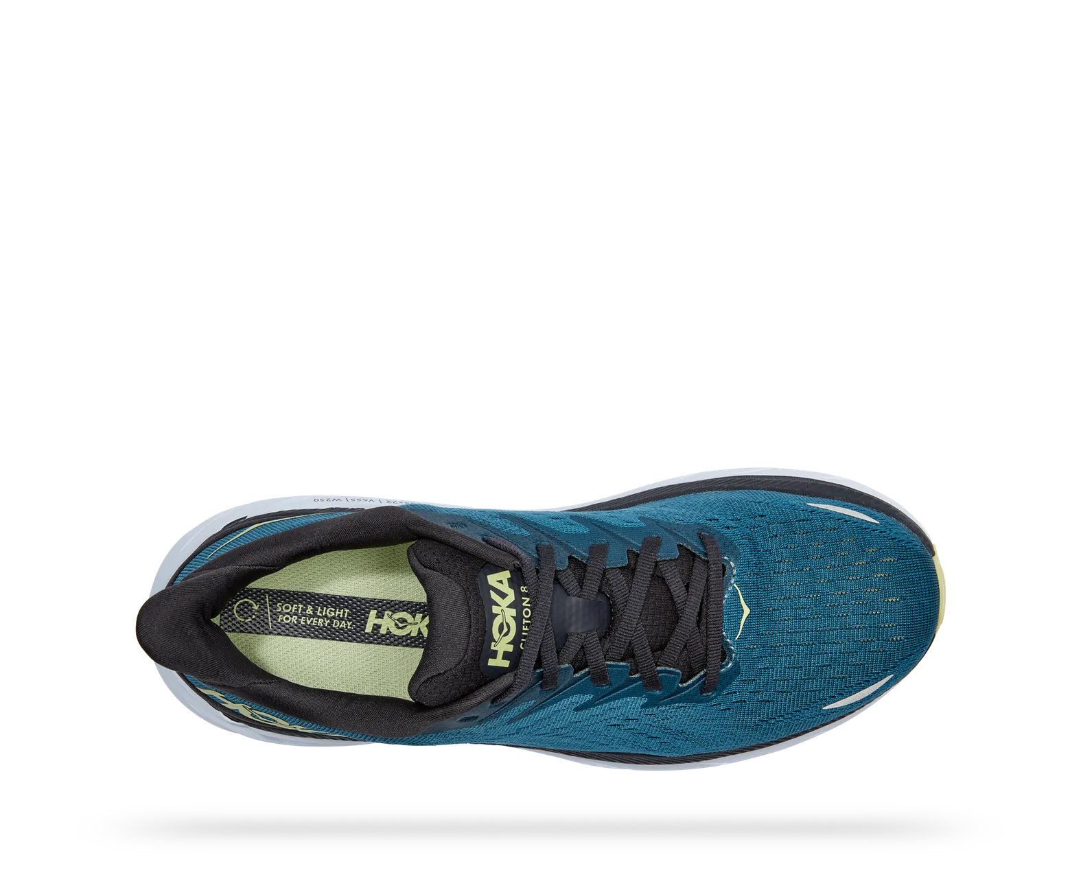 HOKA ONE ONE M CLIFTON 8 TEAL/GREEN
