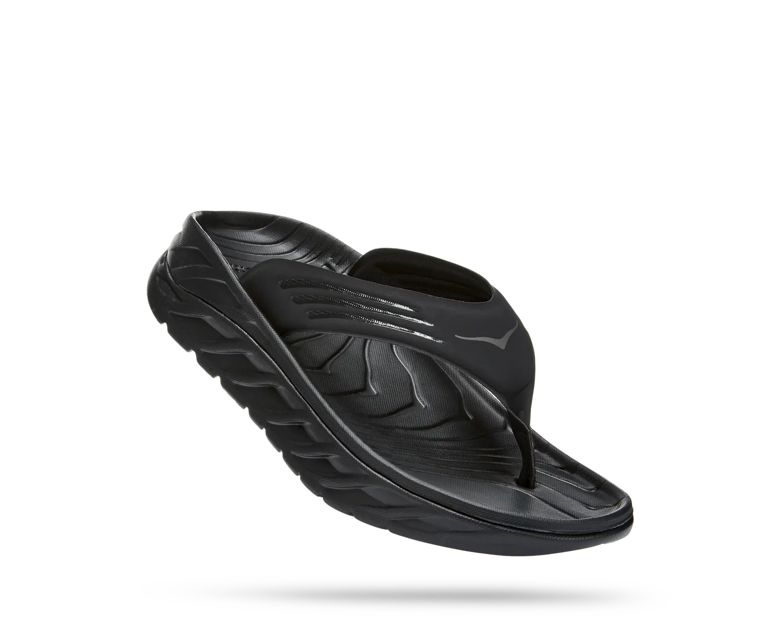 HOKA Hoka Ora Recovery Flip Black | Dark Gull Gray