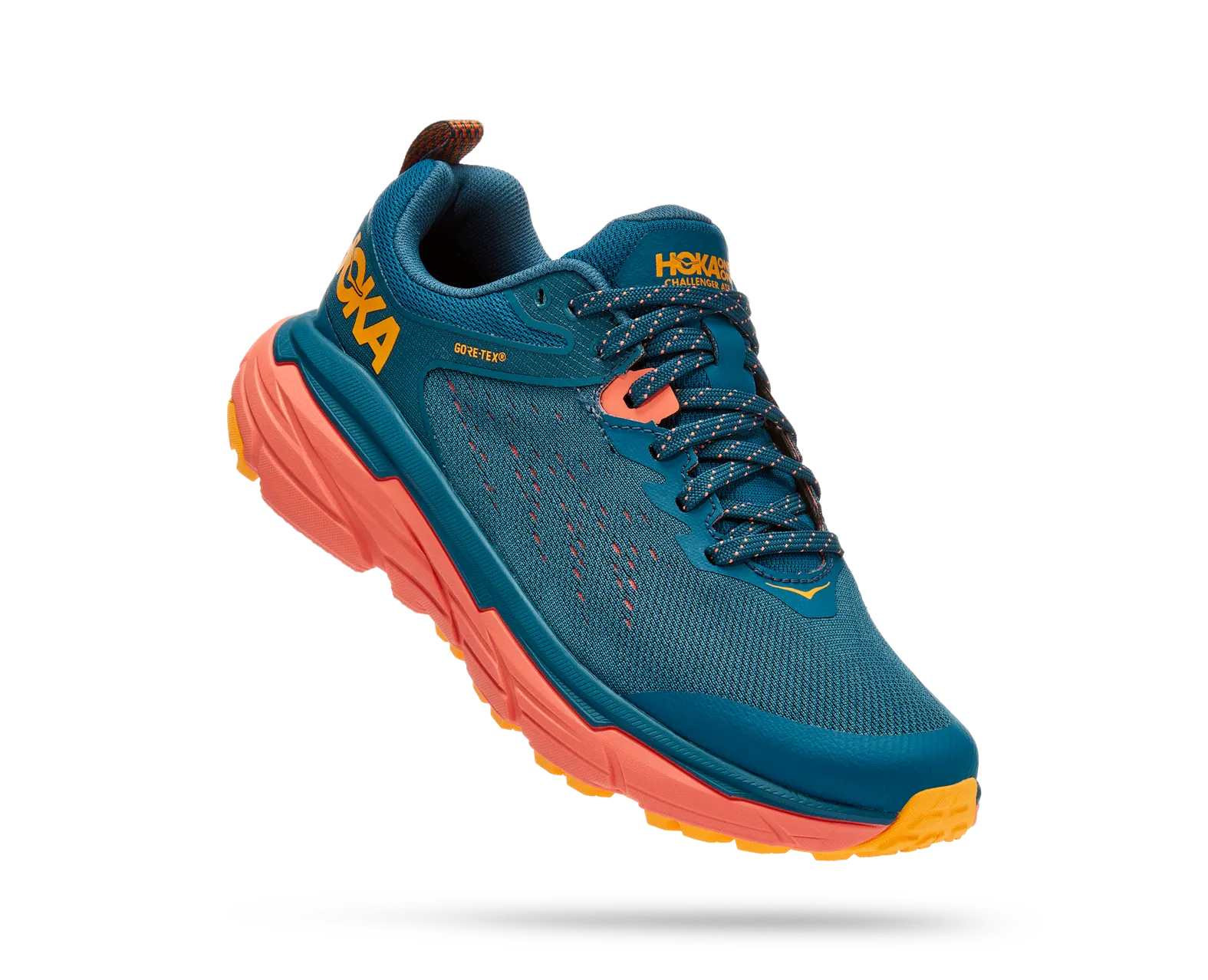 HOKA W. CHLNGR ATR 6 GTX BLUE CORAL/CAMELLIA