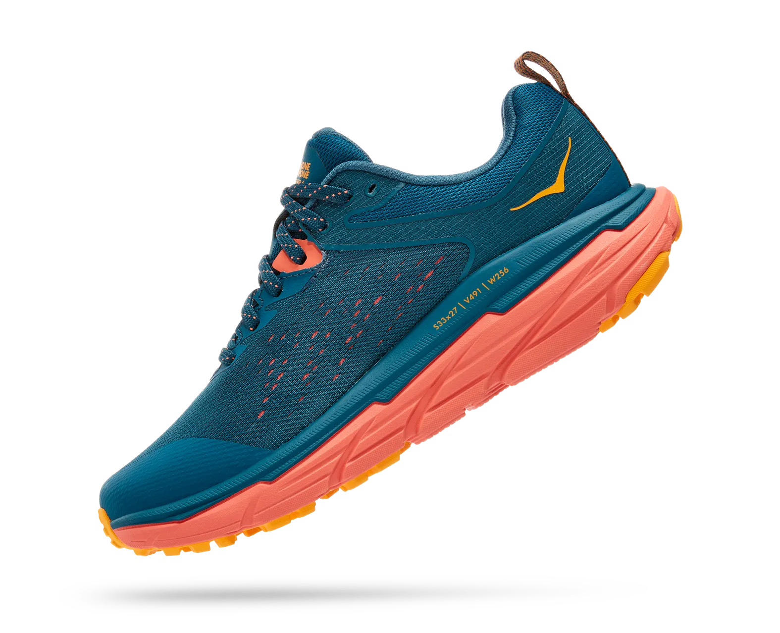 HOKA W. CHLNGR ATR 6 GTX BLUE CORAL/CAMELLIA