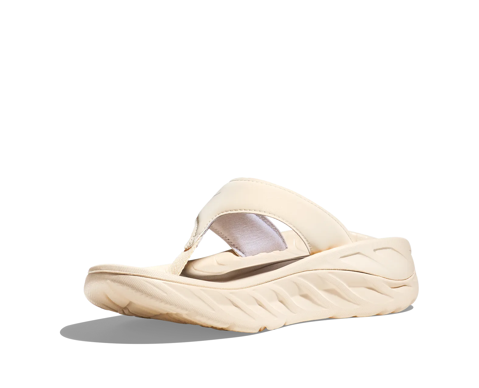 HOKA Women's ORA RECOVERY FLIP VANILLA / LUNAR ROCK