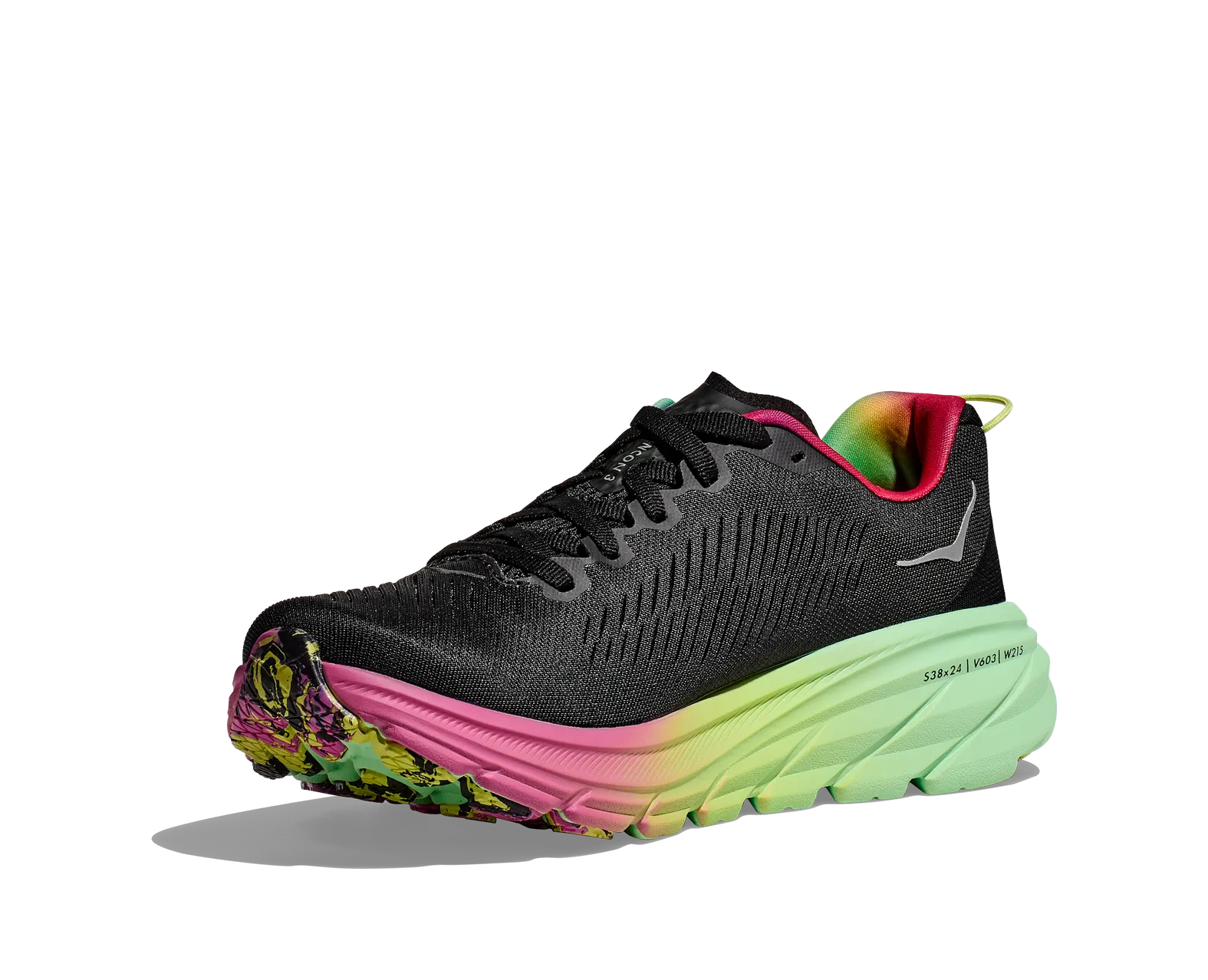 Hoka Women's RINCON 3 BKSV Black/Silver