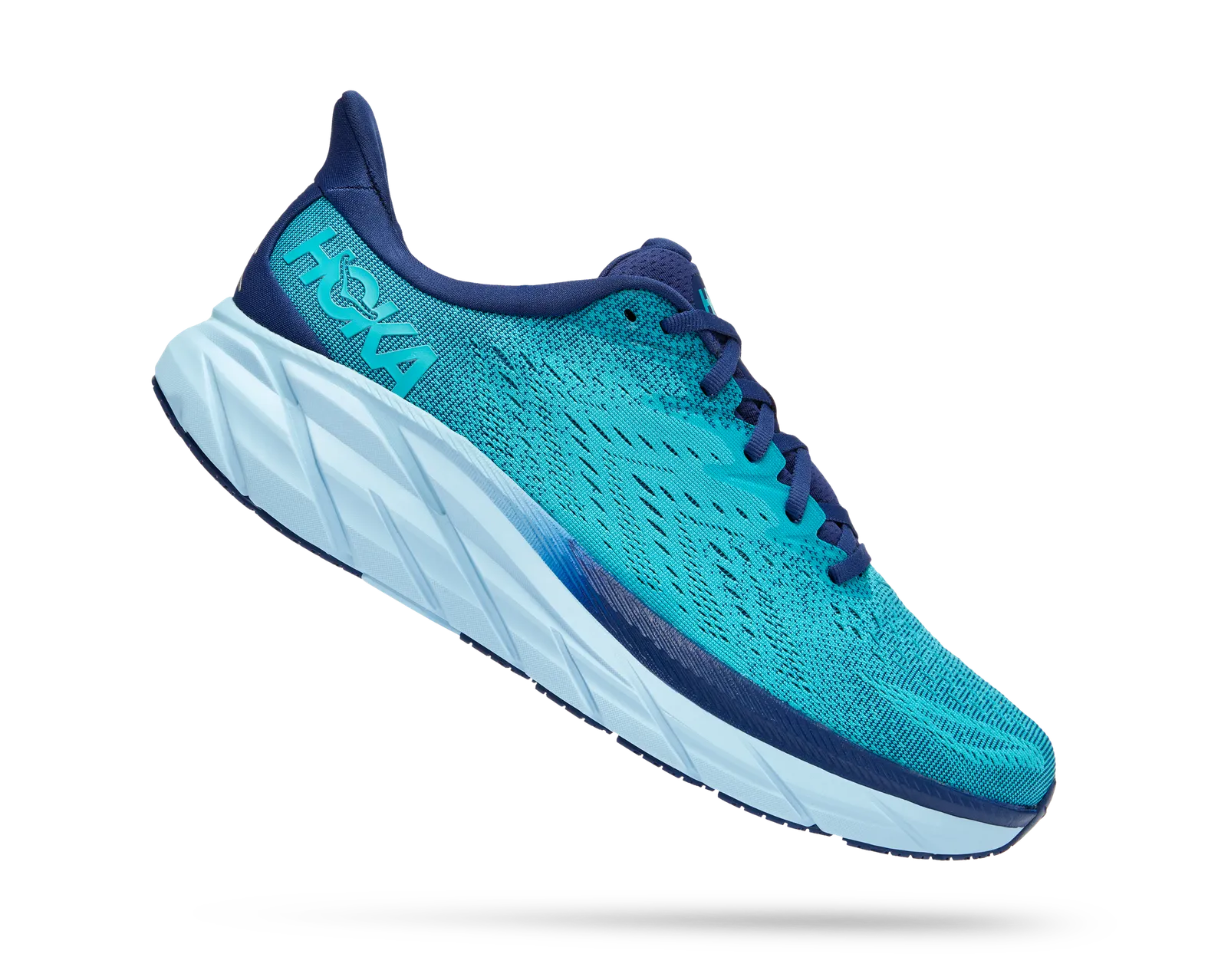 Hoka One One Clifton 8 Men’s Size 10 2E Teal/aqua Running Shoes 1121374 RTAR HOKA MEN main image 2