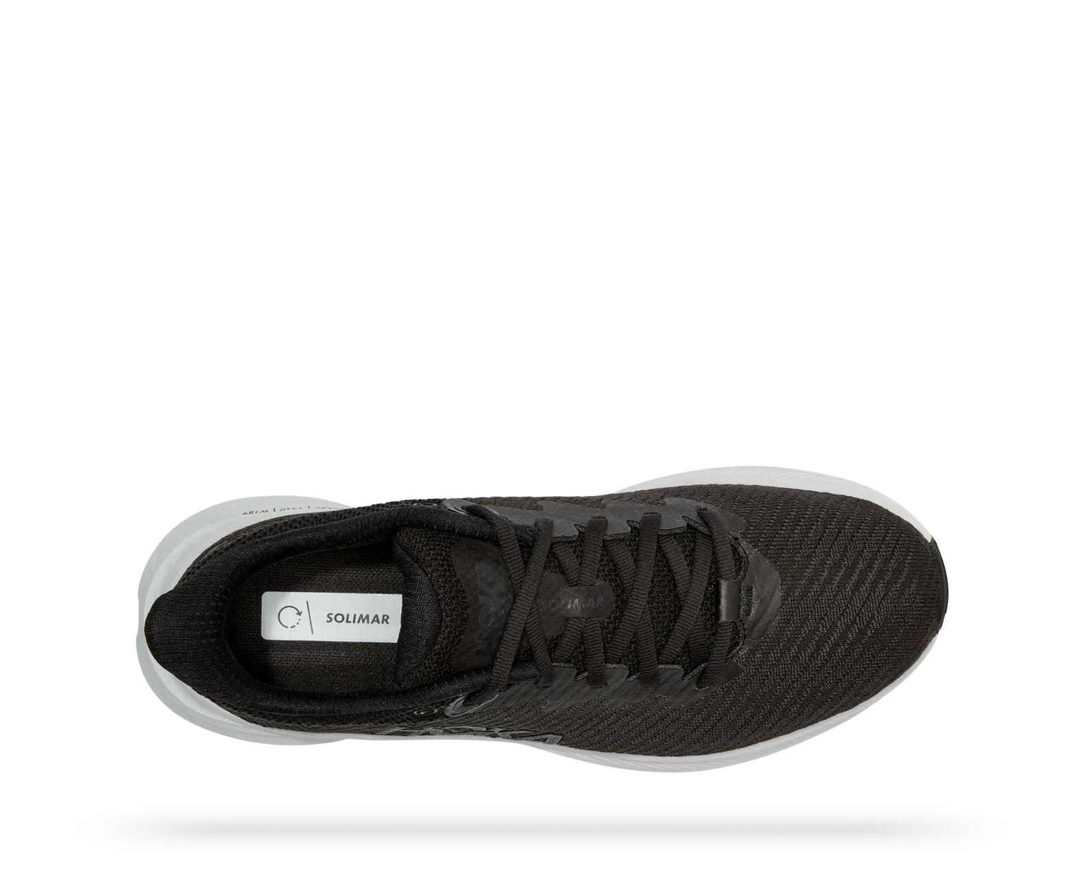 Hoka Solimar Mens Running Shoes Black White Sneakers 1123075 BWHT Size 10B Men main image 3