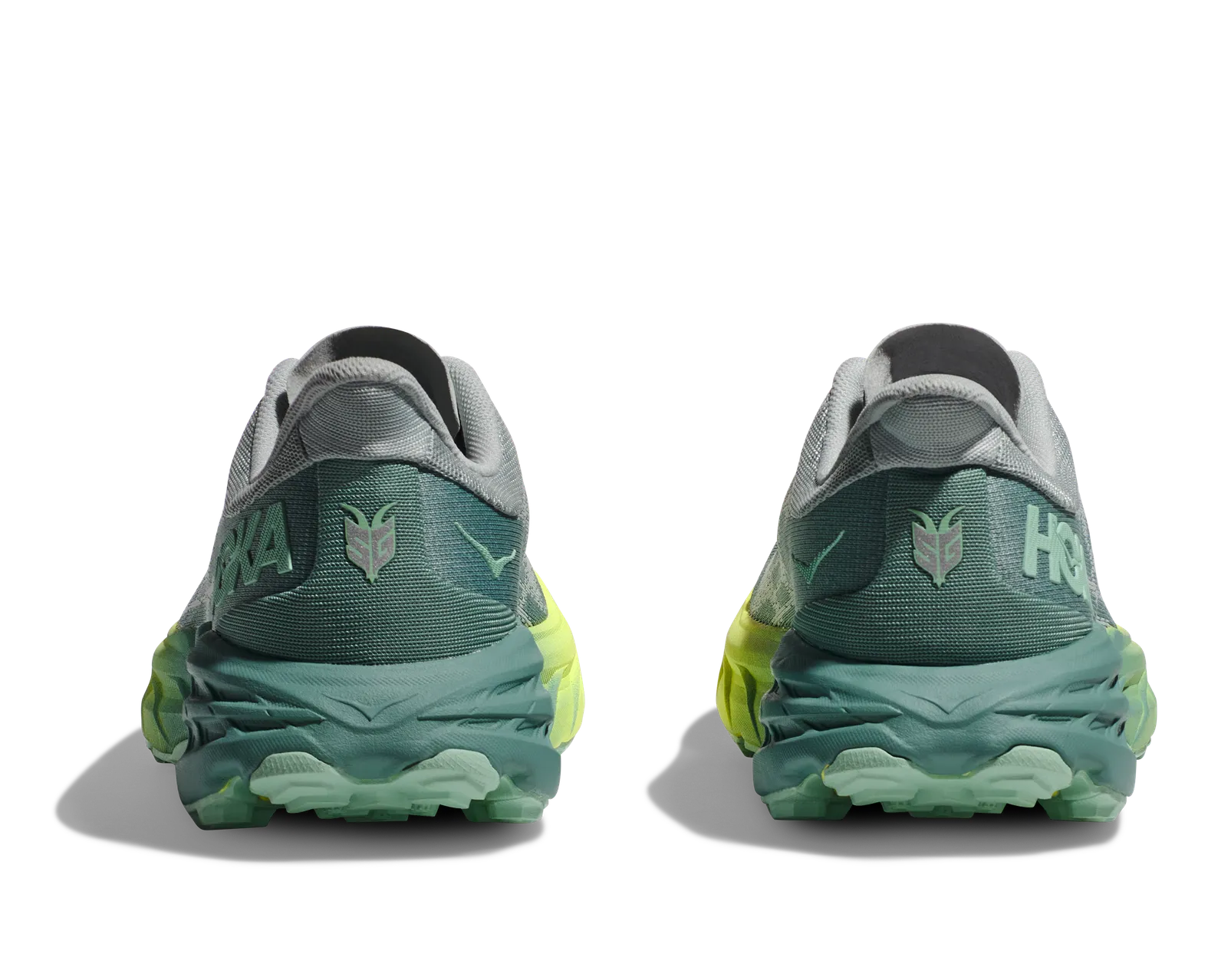 HOKA Men\'s Speedgoat 5
Trail Shoe /size 8D women 9.5 store display 
Color:Thyme? Hoka One One HOKA Speedgoat 5 Thyme Fiesta for sale | eBay main image 3