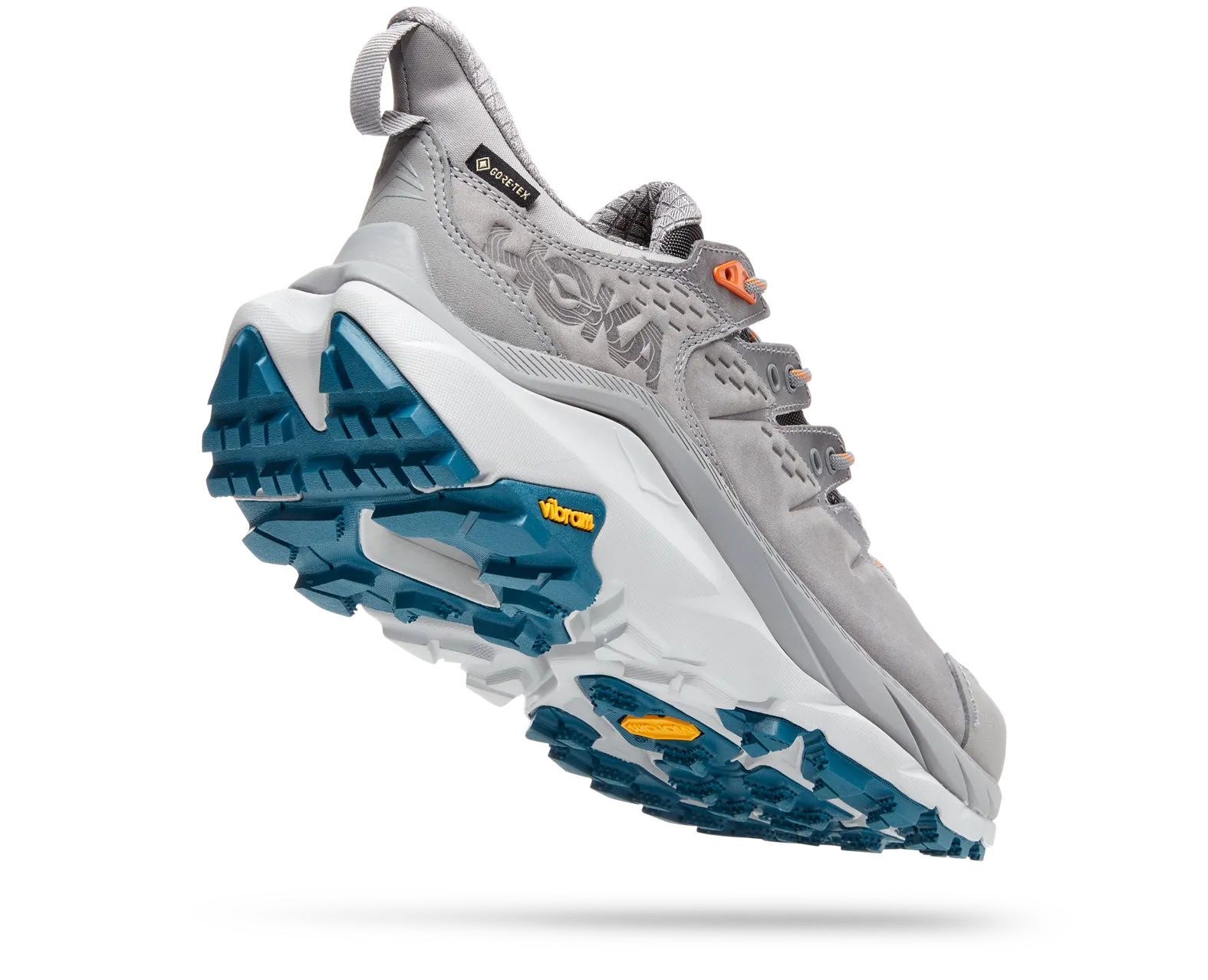 Hoka Men's KAHA 2 LOW GTX SBCRL SHARKSKIN/BLUE CORAL