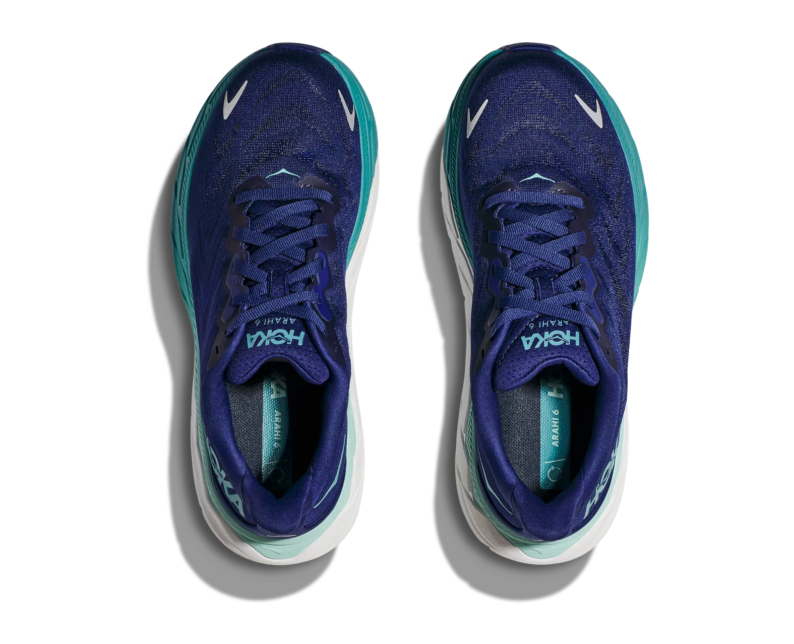 あお Hoka WOMEN'S ARAHI 6 BELLWETHER BLUE / OCEAN MIST