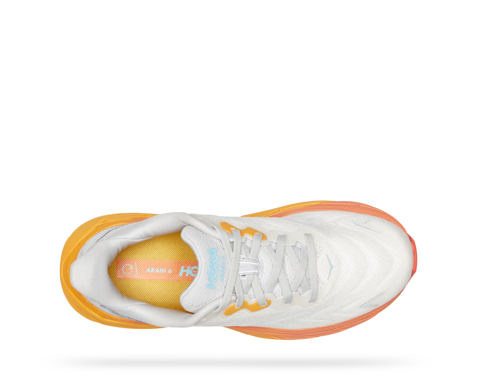 HOKA Women's Arahi 6 Nimbus Cloud/Blanc de Blanc