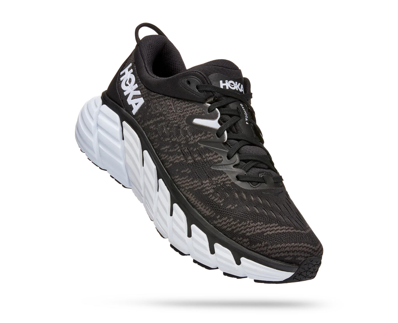 HOKA ONE ONE M. GAVIOTA 4 BLACK/WHITE display picture 3
