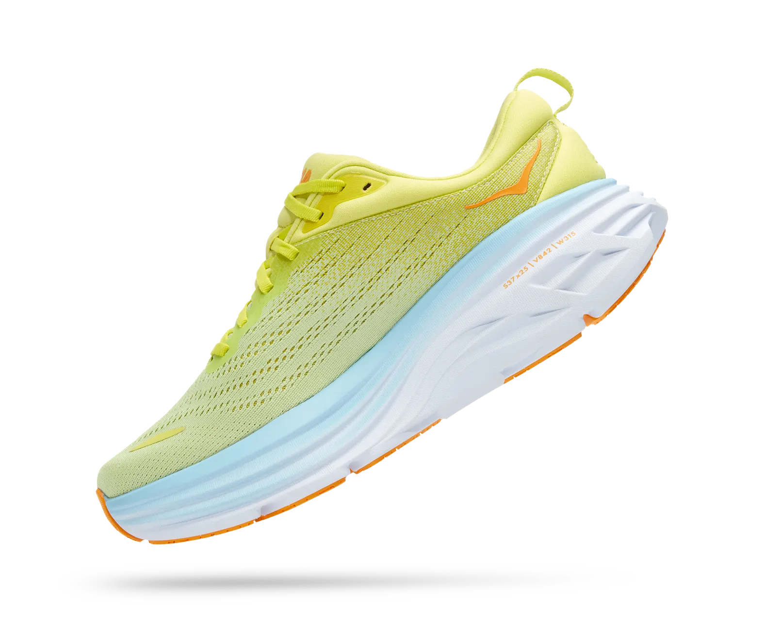 Hoka One One Bondi 8‎ Shoes Mens Size 12 D Yellow Running Athletic Jogging Hoka One One Bondi 8 Butterfly Yellow Evening | Mercari main image 2