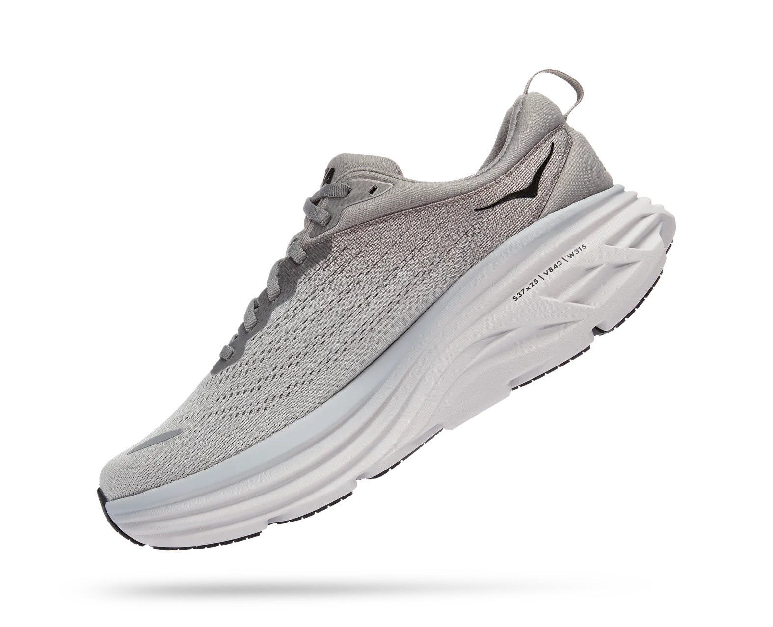 Hoka One One Bondi 8 - Mens Sharkskin/Harbor Mist