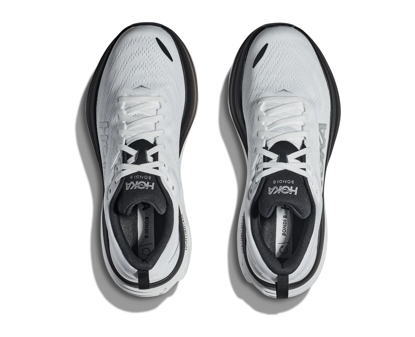 Hoka One One Bondi 8 Black White Men’s  Mesh Sneaker Athletic Shoes 2022 HOKA Men main image 4