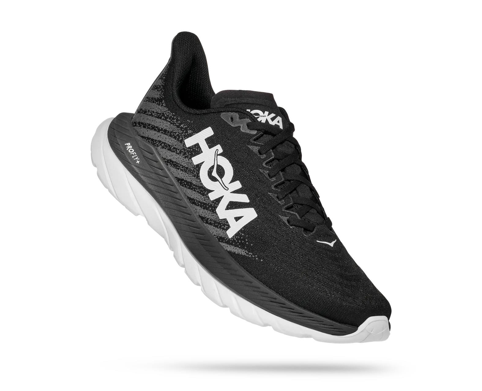 Hoka One One Mach 5 Mens 13D Black Castlerock Running Shoes 1127893 BCSTL Hoka Men main image 4