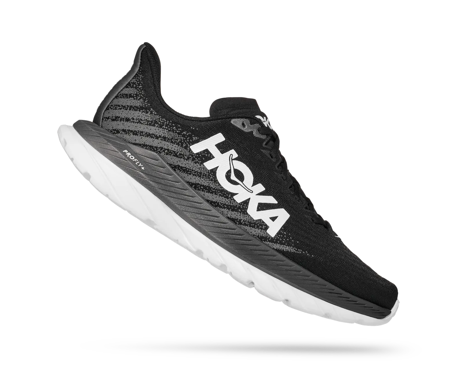 Hoka One One Mach 5 Men’s 13 D Black Castlerock Gray Running 1127893-BCSTL Mens HOKA Mach 5 - Black/Castlerock - Goodmiles Running Company main image 3