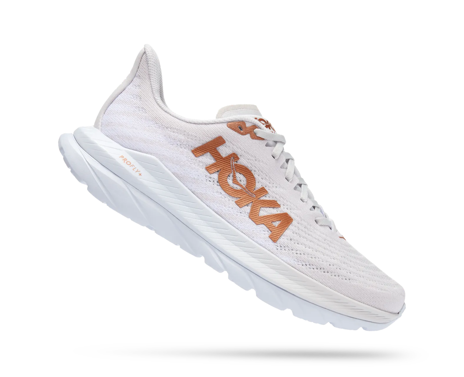 HOKA Men's Mach 5 WHITE / COPPER