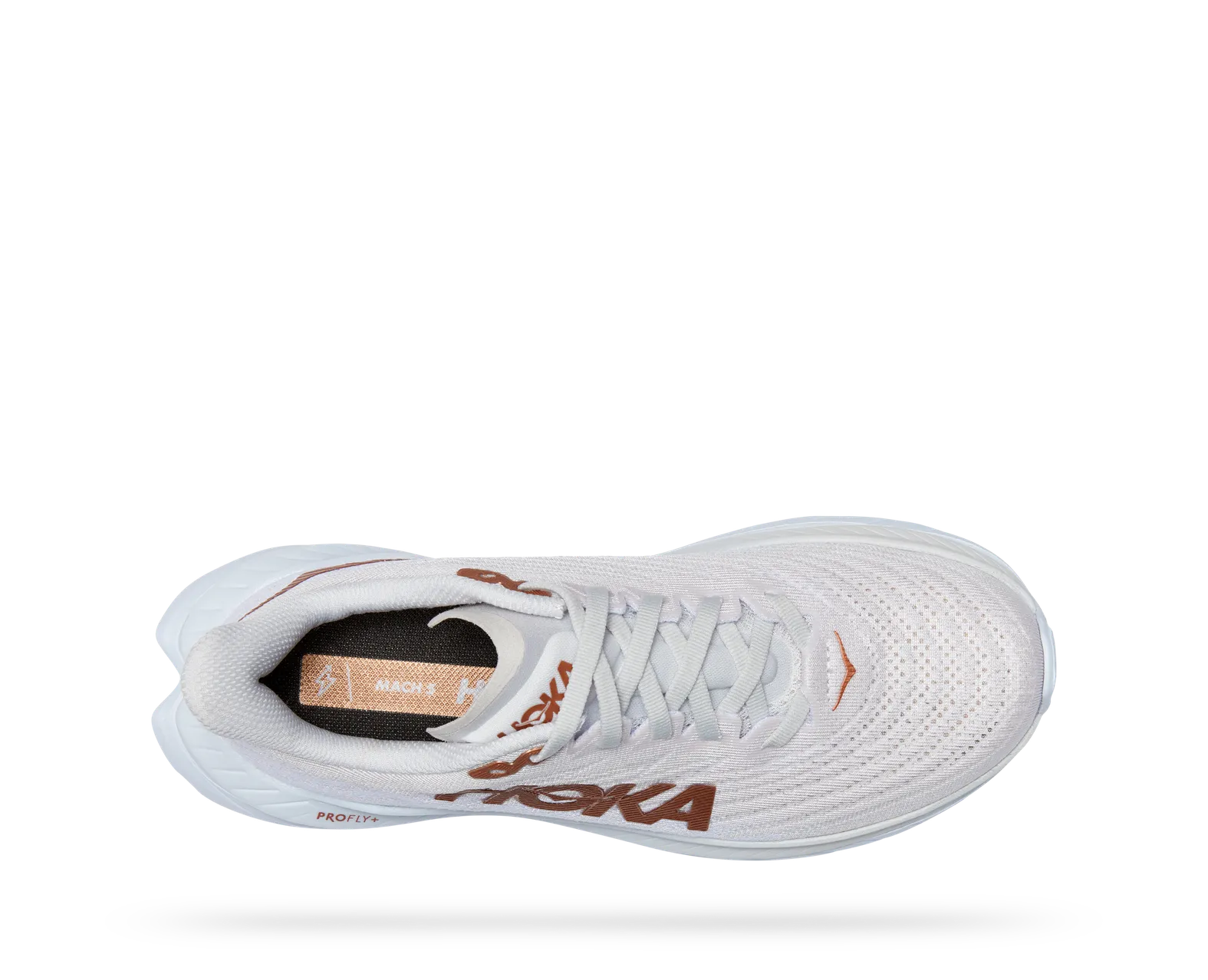 Hoka WOMEN'S MACH 5 WHITE / COPPER