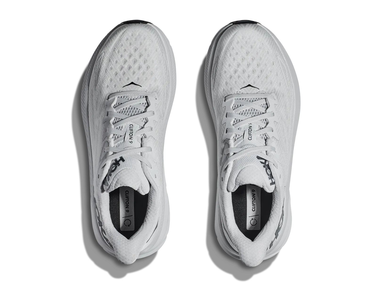 NIB Hoka One One Men\'s Clifton 9 Running Athletic Sneakers NCSW‎ WHITE 12 NIB HOKA Men main image 2