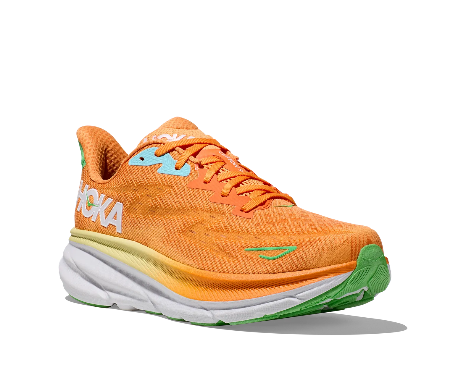 HOKA MENS CLIFTON 9 Orange 1127895/VOIM Sz 10 D Hoka Clifton 9 Vibrant Orange/Impala Men main image 3
