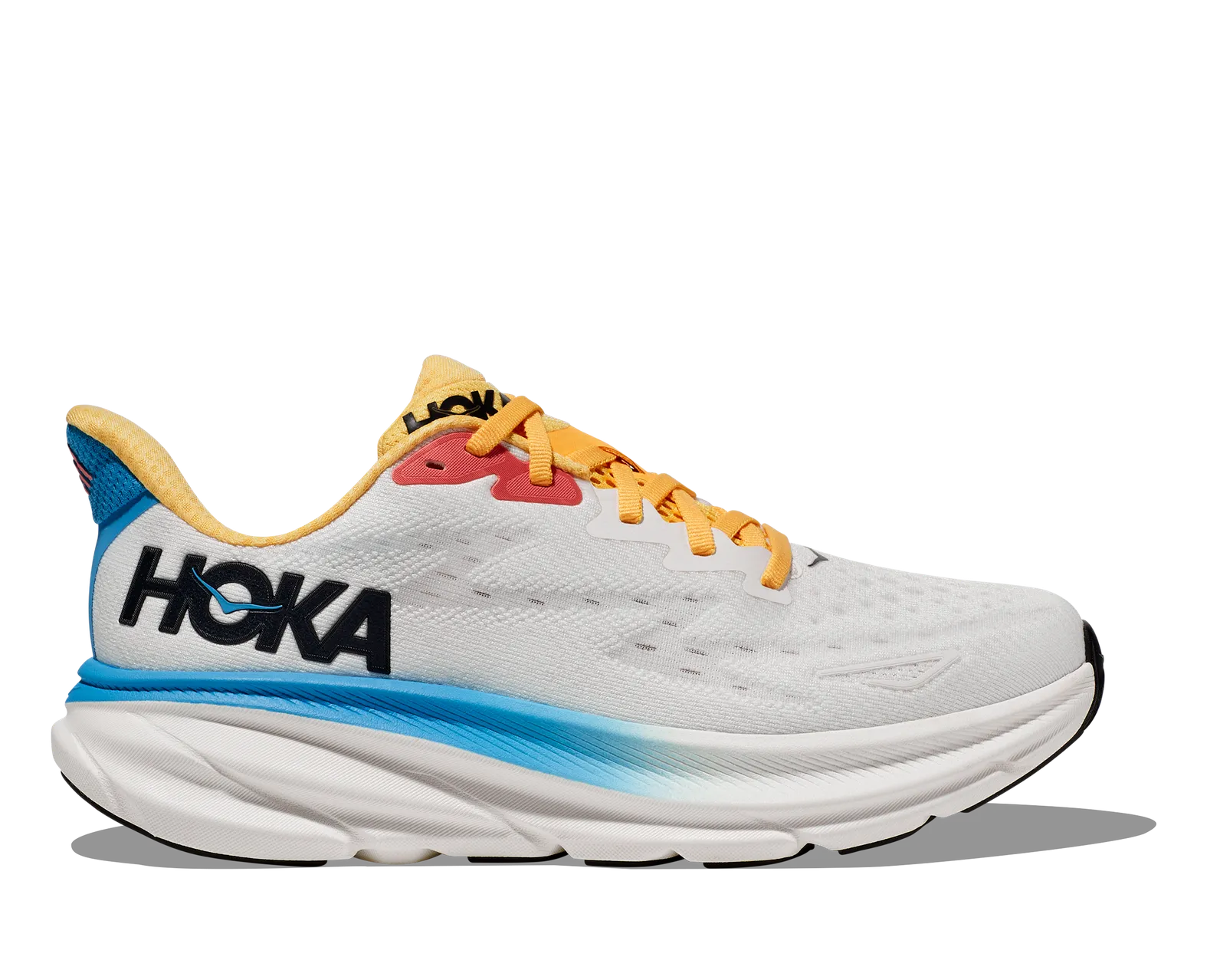 Hoka Women's Clifton 9 Blanc De Blanc / Swim Day