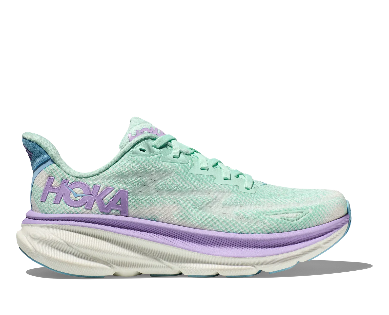 Hoka WOMEN'S CLIFTON 9 SUNLIT OCEAN / LILAC MIST