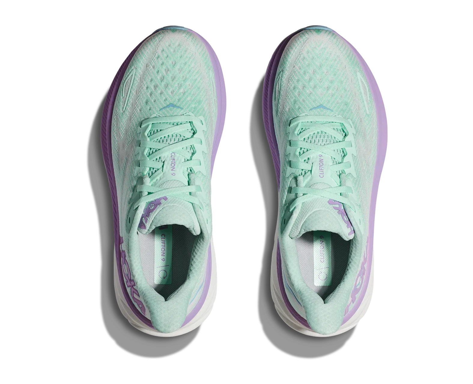 Hoka WOMEN'S CLIFTON 9 SUNLIT OCEAN / LILAC MIST
